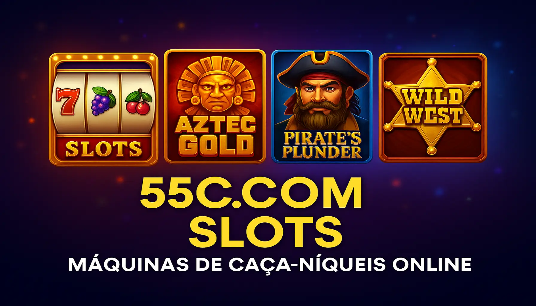 Explore o mundo das slot machines no 55C.COM Casino